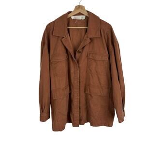 UTILITY CORE Treasure & Bond Jacket – Rust Tencel Blend Layer – Women’s 1X